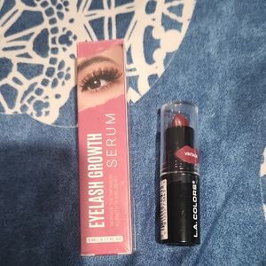 L.A. Colors Vintage Lipstick & Eyelash Growth Serum Set